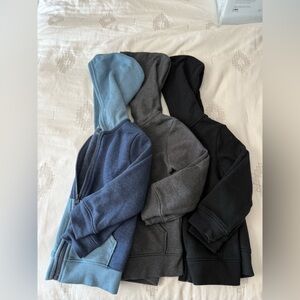 Cat & Jack Blue, Gray, and Black Hoodies